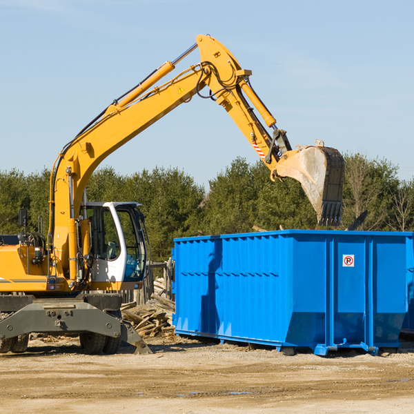 are there any restrictions on where a residential dumpster can be placed in Lopatcong Overlook NJ